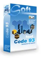 code-93 Barcode Font