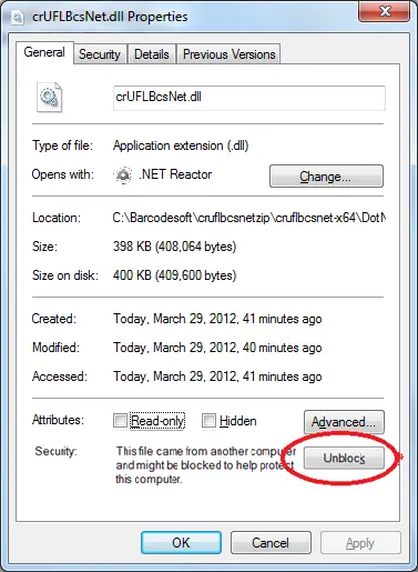 unlock cruflbcsnet.dll