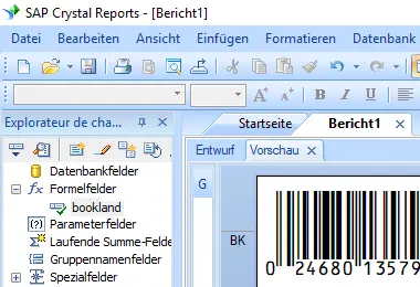 Bookland barcode crystal reports Bookland barcode crystal reports