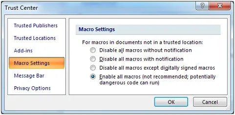 MaxiCode Access Macro configuración MaxiCode Access Macro configuración
