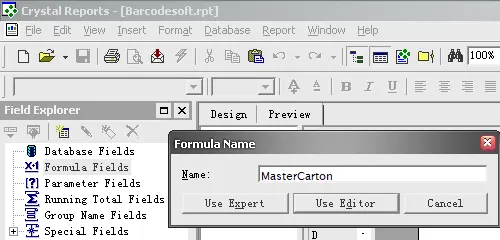 master carton code código de barras crear fórmula crystal reports master carton code código de barras crear fórmula crystal reports
