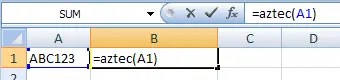 Excel calculations view cells blueprint