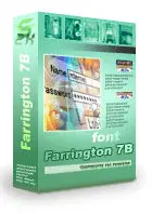 farrington 7b フォント