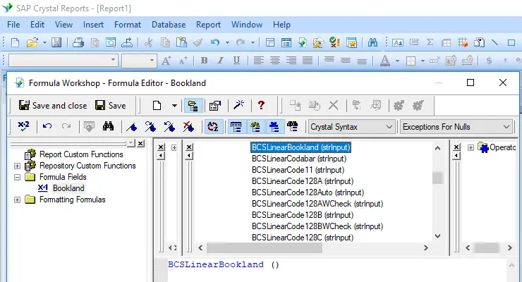 bookland code barres crystal reports UFL bookland code barres crystal reports UFL