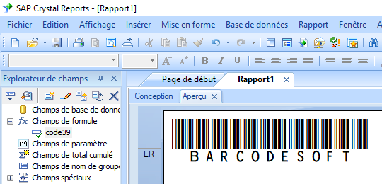 Générer Code à Barres Code 39 Dans Ms Access Ms Excel Et