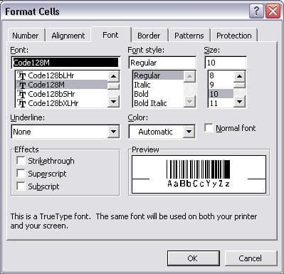 Générer Code à Barre Gs1128 Dans Ms Access Ms Excel Et