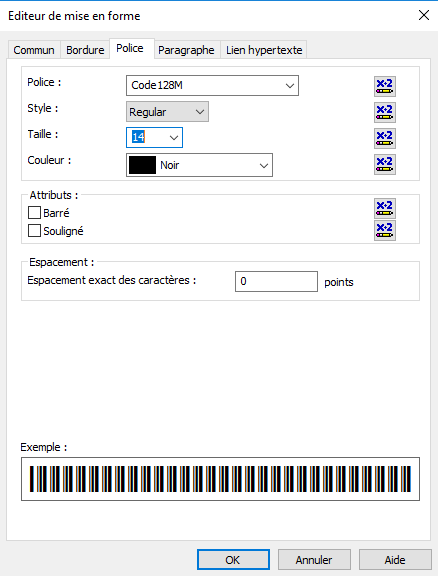 Générer Code à Barres Gs1128 Dans Base De Données Ms Access