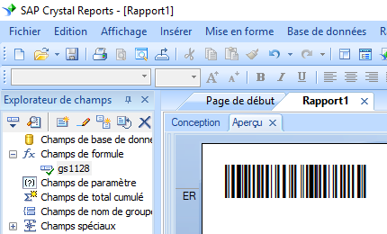 Générer Code à Barre Gs1128 Dans Ms Access Ms Excel Et