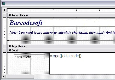code à barres msi access macro code à barres msi access macro