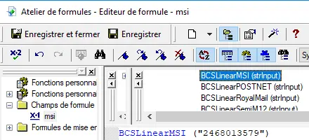 msi code barres crystal reports UFL msi code barres crystal reports UFL