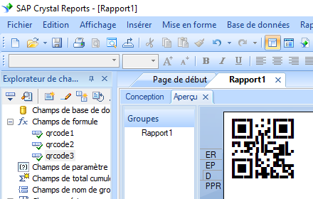 QRCode crystal reports