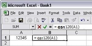 gs1128 barcod excel macro