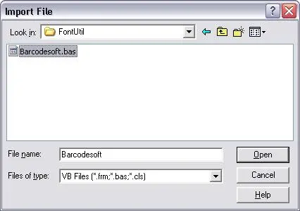 GS1-Databar barcode import vba GS1-Databar barcode import vba
