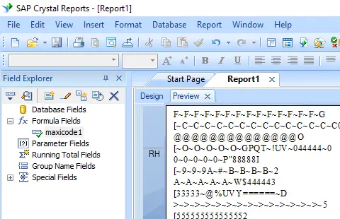 maxicode barcode crystal reports formula field maxicode barcode crystal reports formula field