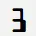 MICR e-13b font number three