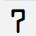 MICR e-13b font number seven
