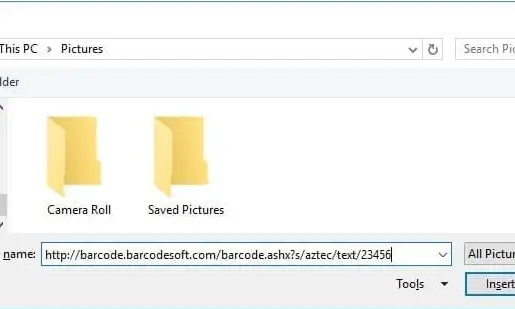 Aztec Code insert office 365 Word Aztec Code insert office 365 Word
