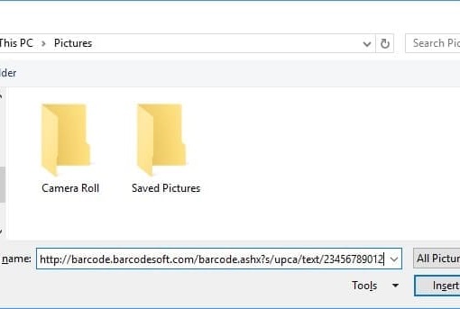 UPC-A barcode insert office 365 Word