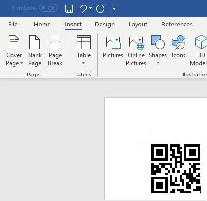 QRCode barcode in office 365 Word QRCode barcode in office 365 Word