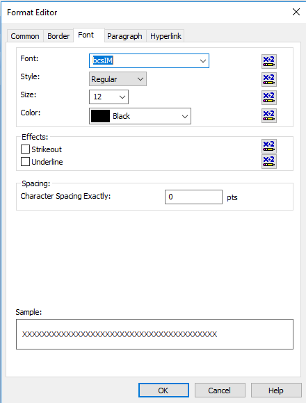 onecode barcode font crystal reports