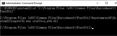register 64-bit cruflbcs_x64.dll commands for QRCode register 64-bit cruflbcs_x64.dll commands for QRCode