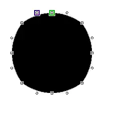 semi font imperfect circle